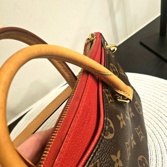 Louis Vuitton Pallas Monogram Canvas with Red Leather Trim - Picture 6 of 16